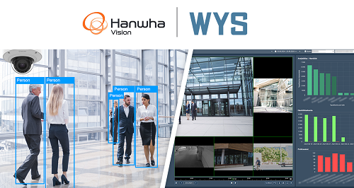 WYS Platform dashboard picture with Hanwha Vision