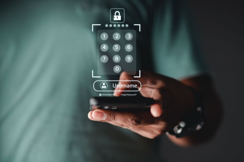 Access control verification with mobile phone