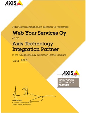 Axis Certification TIP